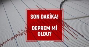 İzmir’de deprem mi oldu? SON DAKİKA! Az önce İzmir’de deprem mi oldu? İzmir deprem şiddeti kaç?