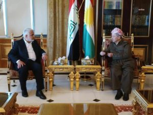 Hüda Par Genel Lideri Yapıcıoğlu, Erbil’de Mesut Barzani ile Görüştü