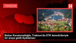 Bakan Karaismailoğlu, Trabzon’da STK temsilcileriyle bir ortaya geldi Açıklaması