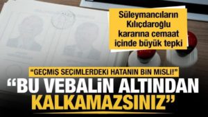 Süleyman Hilmi Tunahan cemaatinin Kılıçdaroğlu’nu destekleme kararına cemaat içinden reaksiyon