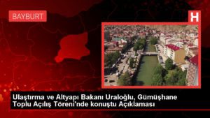 Ulaştırma Bakanı Uraloğlu: Gümüşhane-Bayburt Havalimanı trafiğe açılacak