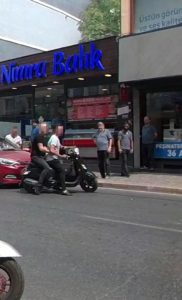 Kasımpaşa’da Motosikletli Şoför Araç Şoförünü Darp Etti