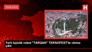 Türk Mühendislerince Geliştirilen Lojistik Robot TARQAN TEKNOFEST’te Tanıtıldı