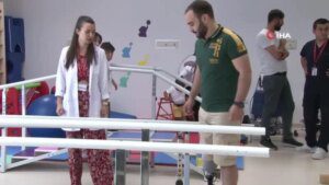 Ankara Bilkent Şehir Hastanesinde yaklaşık 51 depremzedenin protez temini sağlandı