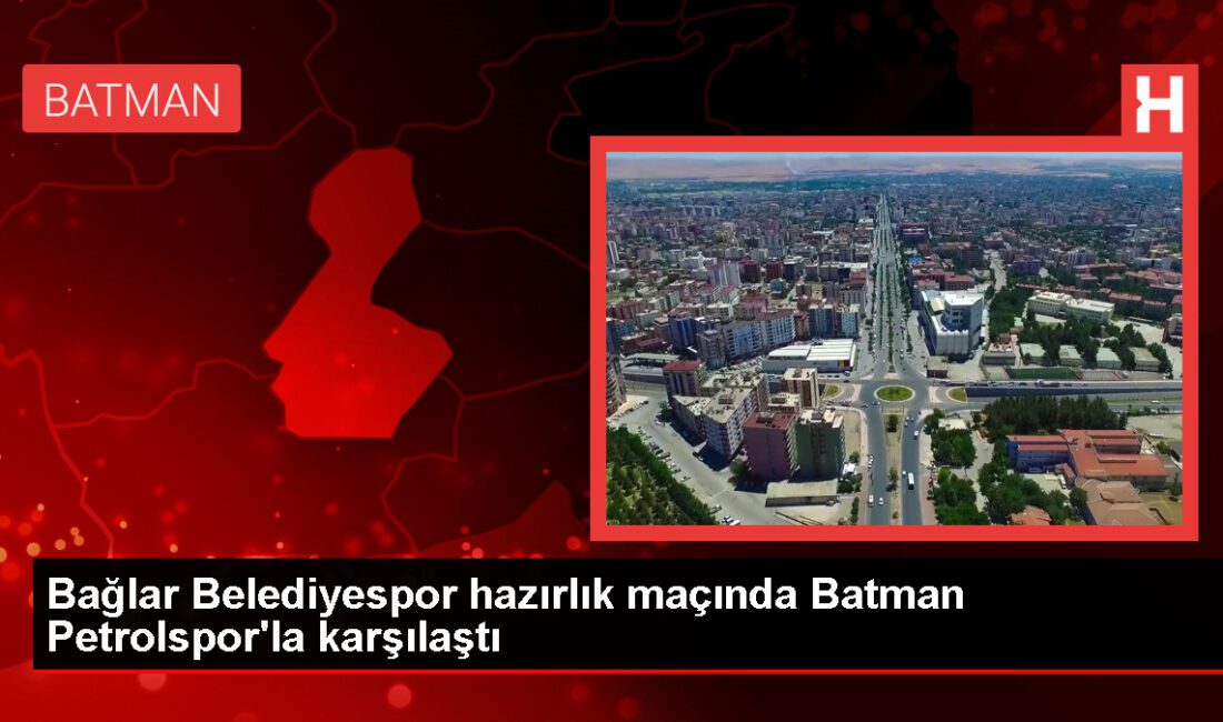 Bağlar Belediyespor hazırlık maçında Batman Petrolspor’la karşılaştı