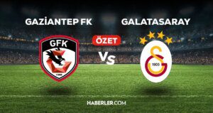 Gaziantep FK Galatasaray maç özeti! (VİDEO) Gaziantep FK GS maçı özeti izle! Golleri kim attı, maç kaç kaç bitti?