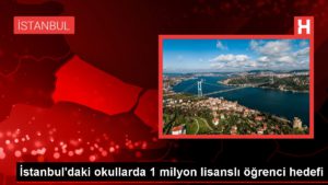 İstanbul’daki okullarda 1 milyon lisanslı öğrenci maksadı