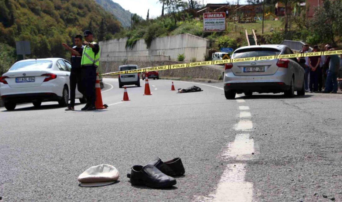 Trabzon’da yaşlı adam arabanın çarpması sonucu hayatını kaybetti