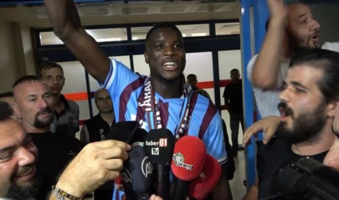 Trabzonspor’a transfer olan Paul Onuachu, kente geldi