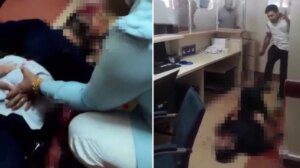 Yasak aşk iddiası! Hastaneyi basıp eşiyle birlikte çalışan paklık görevlisini tekraren bıçakladı